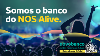 O novobanco reforça presença  na edição de 2025 do NOS Alive